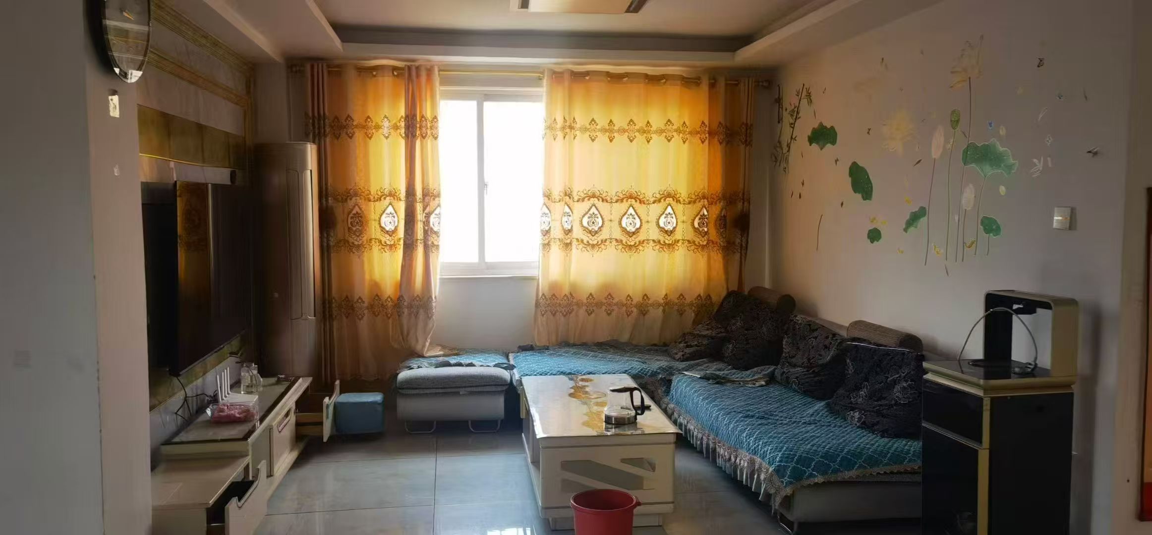 【出租】文登天福小學河景東城三期三室拎包入住1000元/月